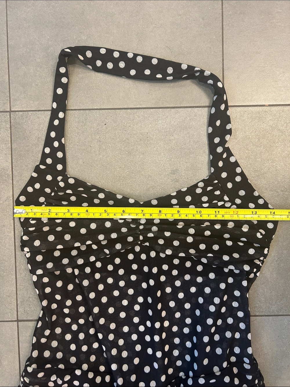 Lovers and Friends Judith Mini Dress in Black Polka Dot - Picture 6 of 10
